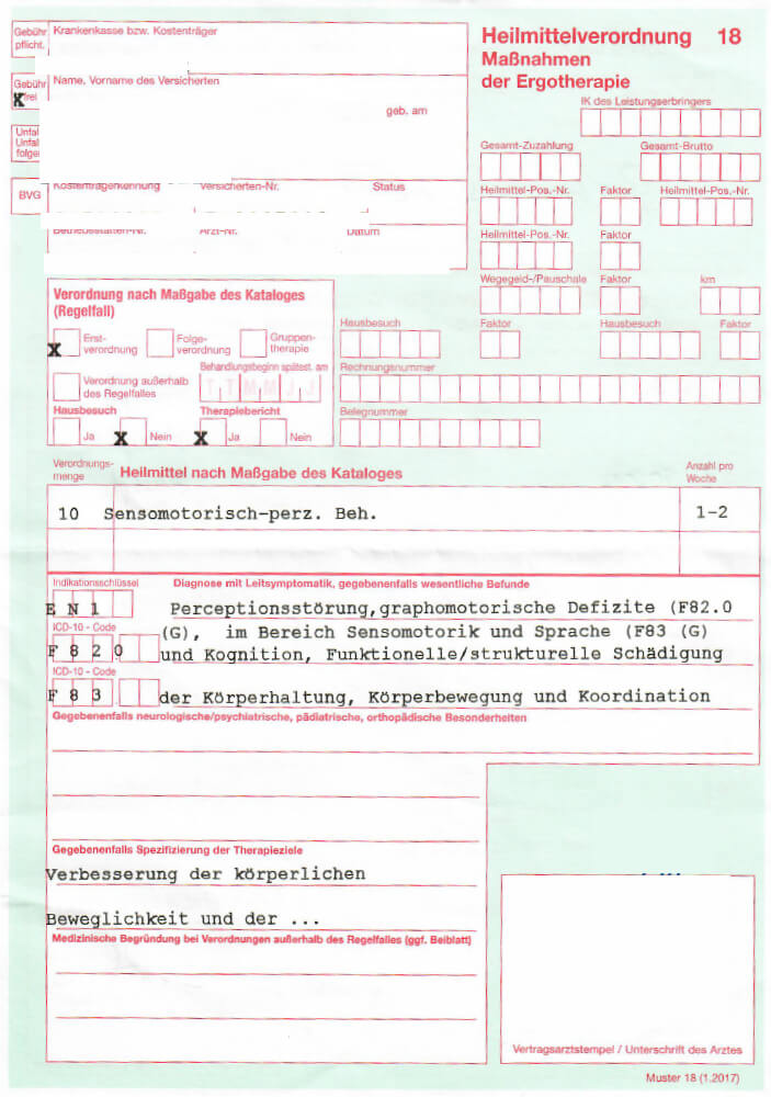 Informationen für den Arzt: Heilmittelverordnung ...